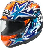 Arai RX-7V Evo Okamoto Compass Integraalhelm S Oranje/Wit/blauw