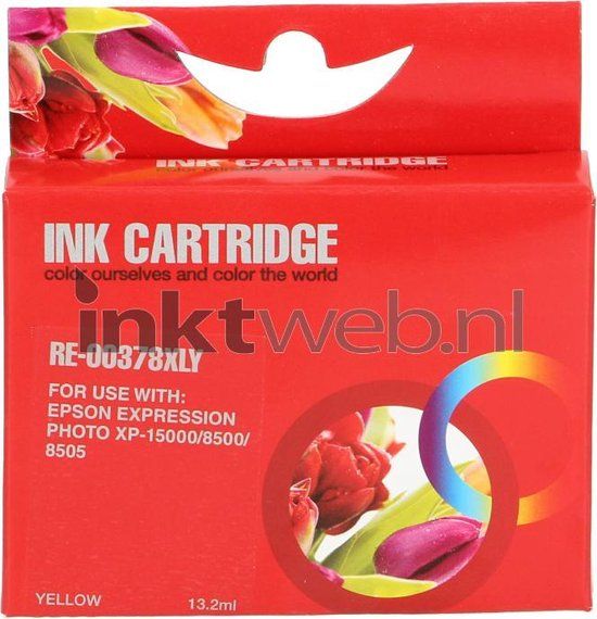 PrintAbout Huismerk Epson 378XL Geel Inktcartridge Hoge capaciteit