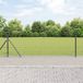 vidaXL Euro-hek met betonnen voetstuk 10 x 0,4 m PVC-coated staal mesh