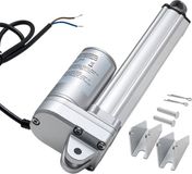VEVOR 12V Lineaire Actuator, 152,4 mm IP65 Waterdichte Lineaire Motor, 3000 N, 5 mm/S, Aluminium, Zilver
