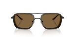 Emporio Armani Ea 2162 Lunettes de soleil homme noir pilote marron 54mm