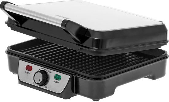 Mesko Top Choice - Elektrische contact grill - 2500 Watt - 4 sandwiches - Bakplaten - 2 jaar garantie