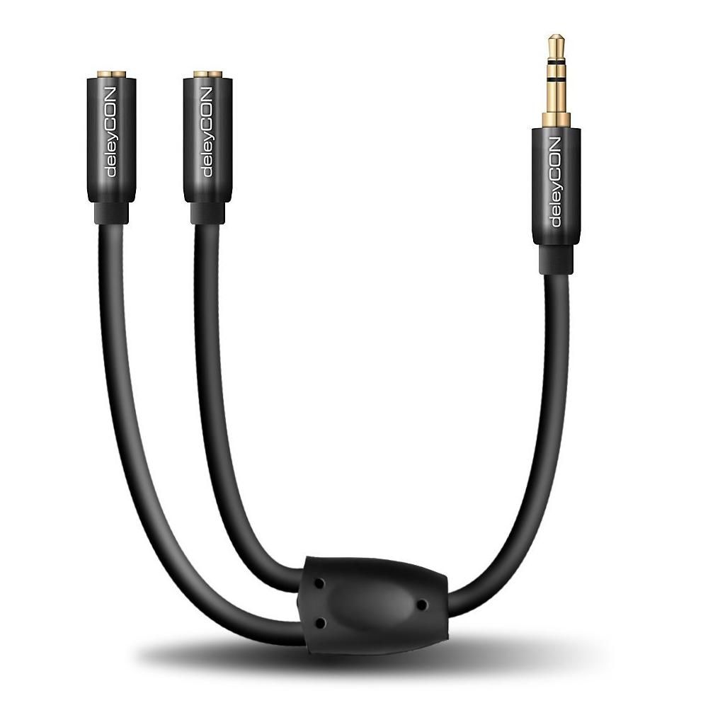 deleyCON MK-MK850 Audio Verdeler - Zwart