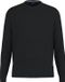 OLYMP Casual modern fit trui structuur - katoenmengsel - O-hals - zwart