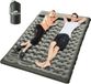 Merkloos Zelfopblazende Campingslaapmat voor 2 Personen, 200 x 140 cm, Zwart