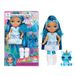 Rainbow High Littles Rainbow Fantasy Fairies & Huisdier - Saffier, Blauw - 14cm Posable Kleine Pop & Fantasy Hond Huisdier met Verwisselbare Feeën Vleugels, Schattig Cadeau voor Kinderen 4+