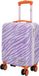 Zebra Trends Avonturier Koffer - Kinderkoffer - ABS - Zwenkwielen - Handbagage Trolley Koffer - Lila Zebra