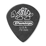 482R.73 Dunlop Tortex Pitch Black Jazz III Plectrums 0.73 mm