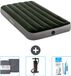 Intex Luchtbed - 1-Persoons - 99 x 191 x 25 cm - Groen - Inclusief Hoeslaken - Pomp en Reparatieset
