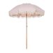 BUSINESS &amp; PLEASURE BUSINESS & PLEASURE - Sonnenschirm Premium Beach - Rosa - Brettschichtholz aus recyceltem Holz