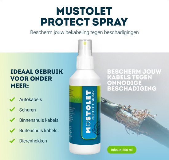 Mustolet Protect Spray - Anti-Marterspray - 150 ml