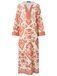 Ana Alcazar robe 'Dorava' orange / blanc