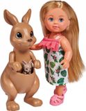 SIMBA Evi pop met kangoeroe en baby