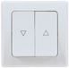 DELPHI interrupteur pour volets roulants, 230 V, 16 A, blanc