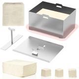 Merkloos Solidchoice - Tofu Press Kit - Tofu Maker met Drip Tray en Verstelbare Druk