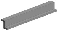 Evergreen Modelbouwdecoratie - 756 Z profiel 4,8mmX35cm - 3 stuks Styreen