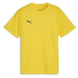 Puma Kindershirt TeamGoal Jersey Jr 658637 Faster Yellow-Puma Black-Sport Yellow