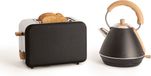 CREATE PACK - TOAST RETRO Broodrooster + KETEL RETRO M Waterkoker 1L - Noir