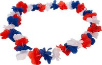 Folat Party Products Folat Hawaiikrans Polyester Blauw/wit/rood One-size