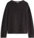Tommy Hilfiger Pull en maille Femme XL Coton Anthracite
