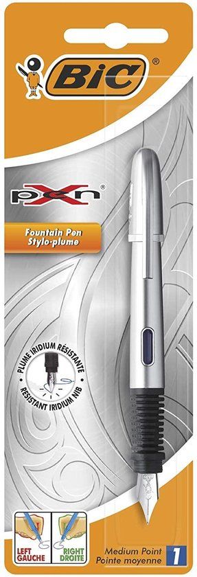 BIC Vulpen Select X-Pen - Chroom, M (Medium), Zilver