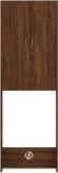 Equivera Meuble lave-linge - Brun - Bois