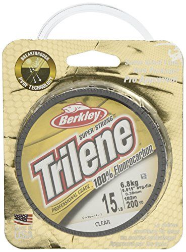 Berkley Trilene 100% Fluorocarbon - 200m Spool - Various Sizes