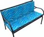 Bertoni Coussins d'assise imperméables pour banc de jardin 120 x 80 cm, motif mosaïque, amovibles, pour l'extérieur