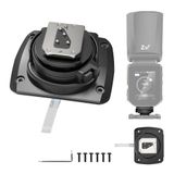 NEEWER Z3-N vervangende hot shoe mount, alleen voor flitser met ronde kop Z3-N Z3R-N compatibel met Nikon-camera, reparatieonderdeel van Hot Shoe Speedlite met bijgewerkte metalen contactinterface