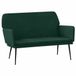 vidaXL Bankje Donkergroen Fluweel 108x79x79 cm
