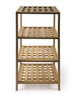 Rekken. Excelsa Eco Living Rek, 4 planken, bamboe, bruin