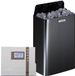 Harvia Set sauna-oven Harvia The Wall 9 kW, stalen uitvoering, zwart, met EOS ECON D2