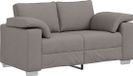 vidaXL Loveseat Taupe Stof 160 cm