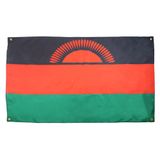 AZ FLAG Malawi vlag 150 x 90 cm met 4 ogen, Malawi paviljoen voor balkon of muur