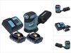 Makita DBO 180 SY 18 V 125 mm Ponceuse excentrique sans fil + 2x 1,5 Ah batterie + chargeur