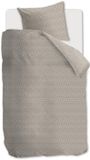 Riviera Maison Rivièra Maison Braided dekbedovertrek Eenpersoons 140x200/220 cm Taupe