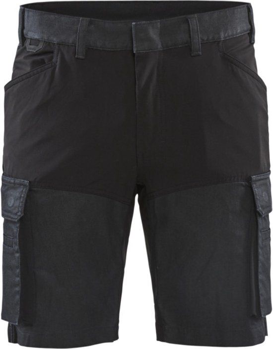 Blåkläder Service short met stretch 1437-1147 - Marineblauw/Zwart - C54