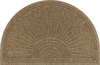 DUNE Kleen-Tex DUNE Halfmoon taupe - 55 x 85 cm