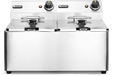 Hendi Frituurpan 2x 8 Liter - Friteuse Kitchen Line - 230V / 7kW - 55x43x(H)34,5cm