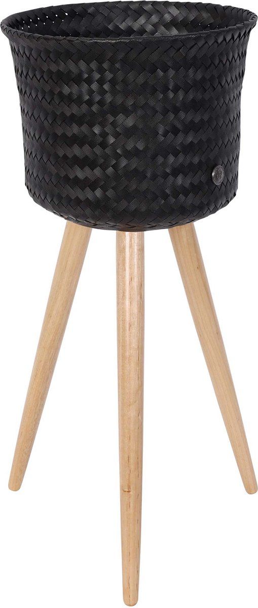 Handed By Up High Plantenstandaard - zwart - hout - 2023