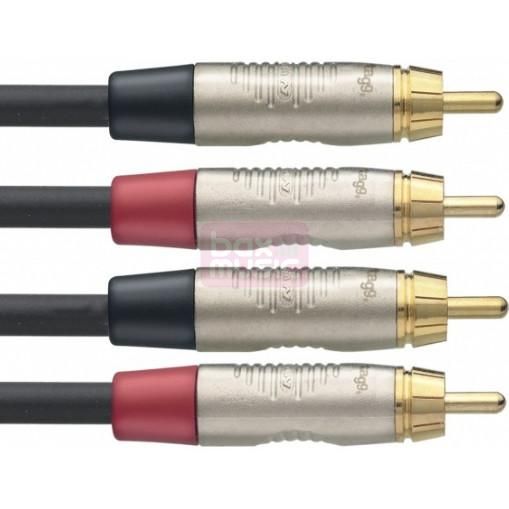 Stagg NTC3CR - Audio kabel - 3 meter