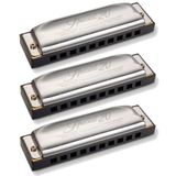 Hohner Special 20 Progressive, C-Country pack débutant harmonica C-A-G (Do-La-Sol)