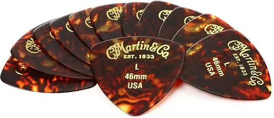 C Martin - Faux Tortoise - Plectrum - 346 - 0.46 mm - 12-pack