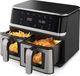 Zimilo Friteuse à air chaud double 12L