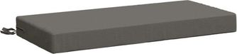 vidaXL Bankkussen SOEST 100% Polyester Grijs 80 x 40 x 8 cm