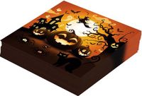Fiestas Guirca Halloween Pompoen Servetten 33 x 33 cm (12 stuks)