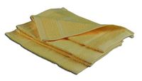 Gözze Zeepdoek set van 4, 100% katoen, 30 x 30 cm, Sylt, goud, 7881-11-A2