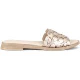 Gabor Metallic Satin Mules Women