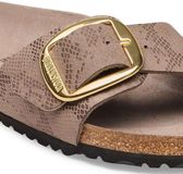Birkenstock Madrid Big Buckle 1032935 Python Gray Taupe Smal