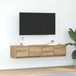 Maison Exclusive - Meuble TV, 2 pièces, chêne artisanal, 60x31x25,5 cm, fibre de bois